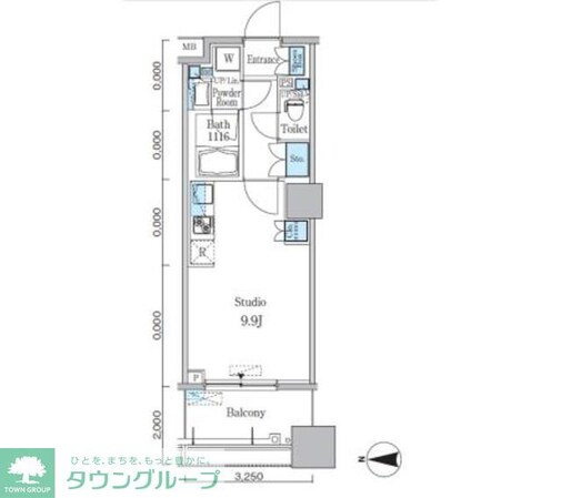 パークキューブ亀戸の物件間取画像